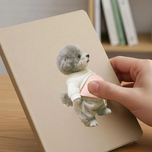 Autocolante 3D Cățeluș Drăgălaș