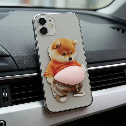 Sticker Drăguț Cățeluș Shiba Inu